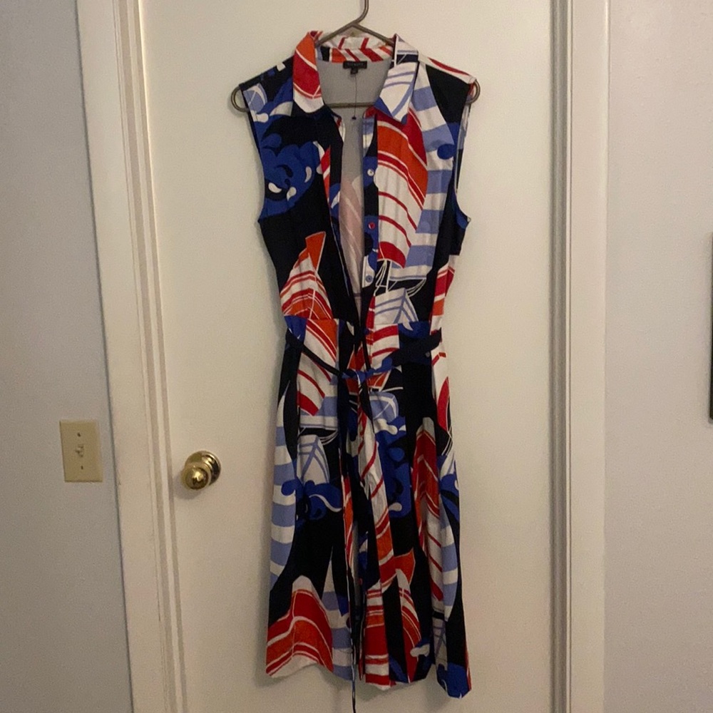 Red white and blue dress